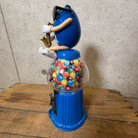 ディスペンサー 【M&M'S（エムアンドエムズ）】ブルー　ガムボールマシンタイプ　アメトイ　インテリア　ヴィンテージ