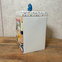 陶器キャンディキャニスター　【M&M's Danbury Mint】ブルー　陶器製　ヴィンテージ