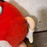 ぬいぐるみ【M&M'S(エムアンドエムズ)】特大　レッド　販促用　ディスプレイ　ヴィンテージ