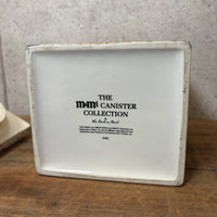 陶器キャンディキャニスター　【M&M's Danbury Mint】レッド　陶器製　ヴィンテージ