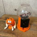 ディスペンサー 【M&M'S（エムアンドエムズ）】オレンジ　ガムボールマシンタイプ　アメトイ　インテリア　ヴィンテージ