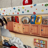 陶器キャンディキャニスター　【M&M's Danbury Mint】レッド　陶器製　ヴィンテージ