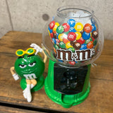 ディスペンサー 【M&M'S（エムアンドエムズ）】グリーン　ガムボールマシンタイプ　アメトイ　インテリア　ヴィンテージ