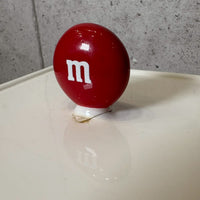 陶器キャンディキャニスター　【M&M's Danbury Mint】レッド　陶器製　ヴィンテージ