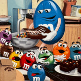 陶器キャンディキャニスター　【M&M's Danbury Mint】グリーン　陶器製　ヴィンテージ