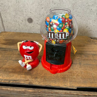 ディスペンサー 【M&M'S（エムアンドエムズ）】　レッド　ガムボールマシンタイプ　アメトイ　インテリア　ヴィンテージ
