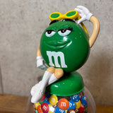ディスペンサー 【M&M'S（エムアンドエムズ）】グリーン　ガムボールマシンタイプ　アメトイ　インテリア　ヴィンテージ