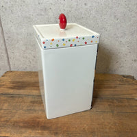 陶器キャンディキャニスター　【M&M's Danbury Mint】レッド　陶器製　ヴィンテージ