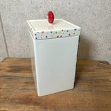 陶器キャンディキャニスター　【M&M's Danbury Mint】レッド　陶器製　ヴィンテージ