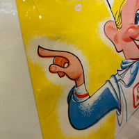 ポスター【Oscar Mayer（オスカーマイヤー）】広告ポスター　Little Oscar（リトル・オスカー）　Wienermobile（ウィンナーモービル）　1950〜60s　ヴィンテージ