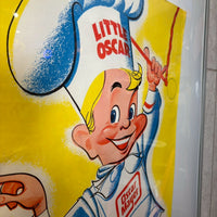 ポスター【Oscar Mayer（オスカーマイヤー）】広告ポスター　Little Oscar（リトル・オスカー）　Wienermobile（ウィンナーモービル）　1950〜60s　ヴィンテージ