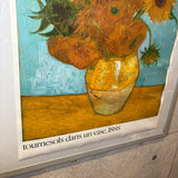 アートポスター【Vincent van Gogh】Éditions Hazan 正規版（AF 233）12本のひまわり　Vase with Twelve Sunflowers, 1888　ヴィンテージ