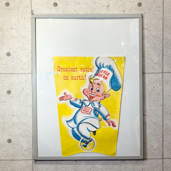 ポスター【Oscar Mayer（オスカーマイヤー）】広告ポスター　Little Oscar（リトル・オスカー）　Wienermobile（ウィンナーモービル）　1950〜60s　ヴィンテージ