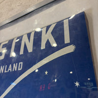 アートポスター【HELSINKI – Capital of Finland】北欧・フィンランド　観光　ミッドセンチュリー　ヴィンテージ