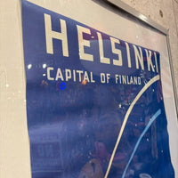 アートポスター【HELSINKI – Capital of Finland】北欧・フィンランド　観光　ミッドセンチュリー　ヴィンテージ
