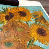 アートポスター【Vincent van Gogh】Éditions Hazan 正規版（AF 233）12本のひまわり　Vase with Twelve Sunflowers, 1888　ヴィンテージ