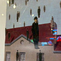 アートポスター　【René Magritte(ルネ・マグリット)】Golconda（ゴルコンダ）Flammarion出版　ヴィンテージ