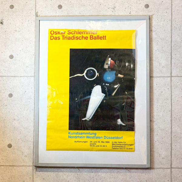 アートポスター【Oskar Schlemmer（オスカー・シュレンマー）】Visions of a New World　展覧会　1933–2000　ノルトライン＝ヴェストファーレン州立美術館　ヴィンテージ　