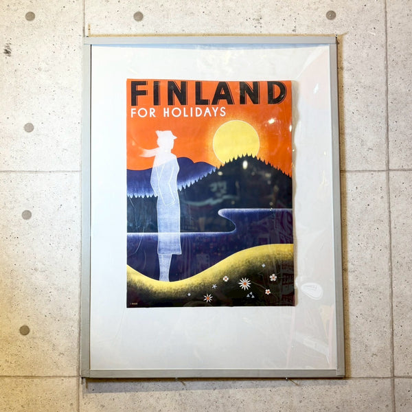 アートポスター【FINLAND FOR HOLIDAYS】フィンランド　旅行　プロモーションポスター　1930年代