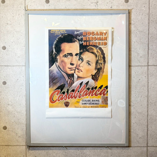 アートポスター【Casablanca(カサブランカ)】映画　1942年　ワーナー・ブラザース　ヴィンテージ