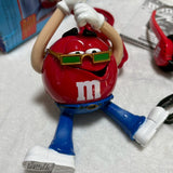 ミニラジオ　【M&M's(エムアンドエムズ)】　ヘッドフォン付　レッド フィギュアラジオ