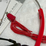 ミニラジオ　【M&M's(エムアンドエムズ)】　ヘッドフォン付　レッド フィギュアラジオ