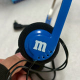 ミニラジオ　【M&M's(エムアンドエムズ)】　ヘッドフォン付　グルービーブルー フィギュアラジオ