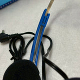 ミニラジオ　【M&M's(エムアンドエムズ)】　ヘッドフォン付　グルービーブルー フィギュアラジオ