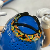 ミニラジオ　【M&M's(エムアンドエムズ)】　ヘッドフォン付　グルービーブルー フィギュアラジオ