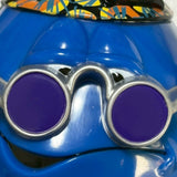 ミニラジオ　【M&M's(エムアンドエムズ)】　ヘッドフォン付　グルービーブルー フィギュアラジオ