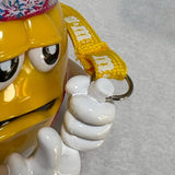 ミニラジオ　【M&M's(エムアンドエムズ)】　ヘッドフォン付　グルービーイエロー フィギュアラジオ