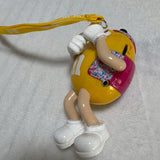 ミニラジオ　【M&M's(エムアンドエムズ)】　ヘッドフォン付　グルービーイエロー フィギュアラジオ