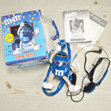 ミニラジオ　【M&M's(エムアンドエムズ)】　ヘッドフォン付　グルービーブルー フィギュアラジオ