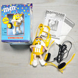 ミニラジオ　【M&M's(エムアンドエムズ)】　ヘッドフォン付　グルービーイエロー フィギュアラジオ