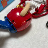 ミニラジオ　【M&M's(エムアンドエムズ)】　ヘッドフォン付　レッド フィギュアラジオ