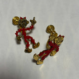 ヴィンテージイヤリング　【Reddy Kilowatt(レディ・キロワット)】　ヴィンテージアクセサリー　アメトイ