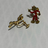 ヴィンテージイヤリング　【Reddy Kilowatt(レディ・キロワット)】　ヴィンテージアクセサリー　アメトイ