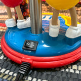 デスクランプ　【M&M’s(エムアンドエムズ)】　レッド＆イエロー　デスクライト　ペン立て付