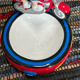 陶器トレイ　【M＆M’s(エムアンドエムズ)】　アメトイ　ブルー＆グリーン