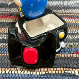 陶器製キャンディディッシュ 【M&M’s（エムアンドエムズ）】　バイクモチーフ　ブルー