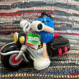 陶器製キャンディディッシュ 【M&M’s（エムアンドエムズ）】　バイクモチーフ　ブルー
