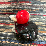 陶器製キャンディディッシュ 【M&M’s（エムアンドエムズ）】　バイクモチーフ　レッド
