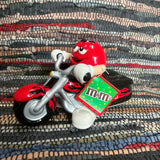 陶器製キャンディディッシュ 【M&M’s（エムアンドエムズ）】　バイクモチーフ　レッド