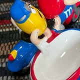 陶器製トレイ 【M&M’s（エムアンドエムズ）】　サイドカー　レッド＆イエロー