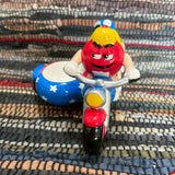 陶器製トレイ 【M&M’s（エムアンドエムズ）】　サイドカー　レッド＆イエロー