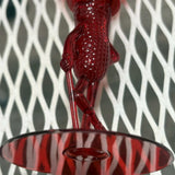 ヴィンテージプラスチックカップ　【ミスター・ピーナッツ（Mr. Peanut】　USA製 レッド