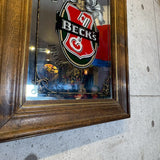 パブミラー　【BECK'S（ベックス）】　ヴィンテージミラー