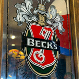 パブミラー　【BECK'S（ベックス）】　ヴィンテージミラー