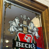 パブミラー　【BECK'S（ベックス）】　ヴィンテージミラー