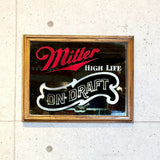 パブミラー　【Miller High Life（ミラー・ハイライフ）】　ヴィンテージミラー